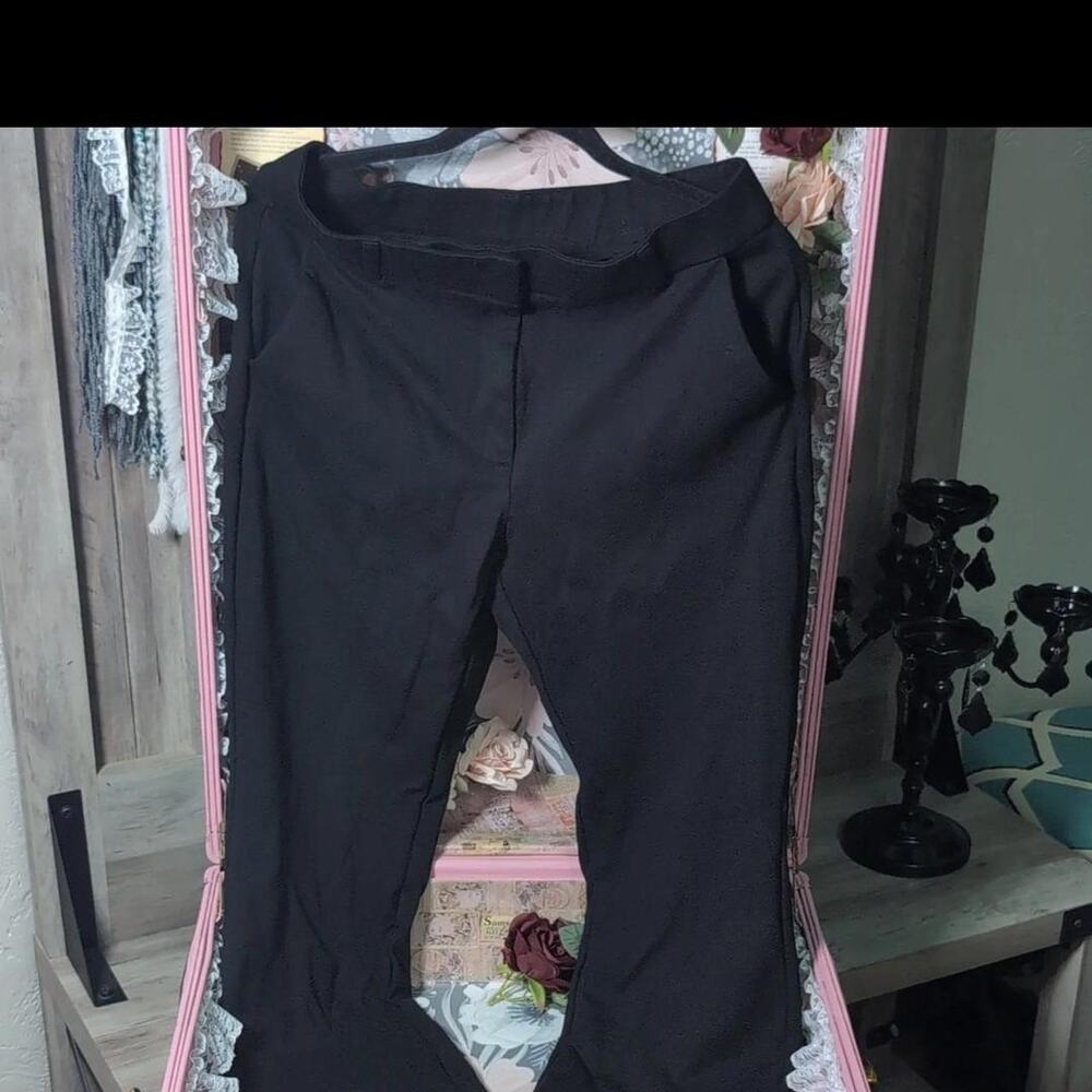 Rafaella black flare pants size large